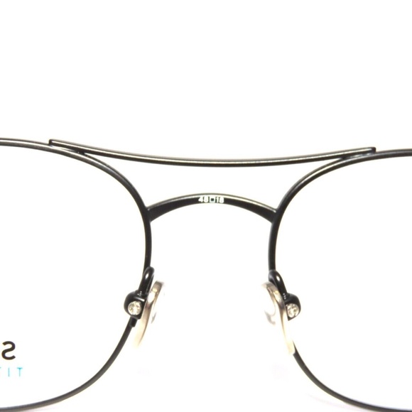 Salt Hendricks BS 48 Black Sand Titanium Eyeglasses  Frame - Picture 5 of 6